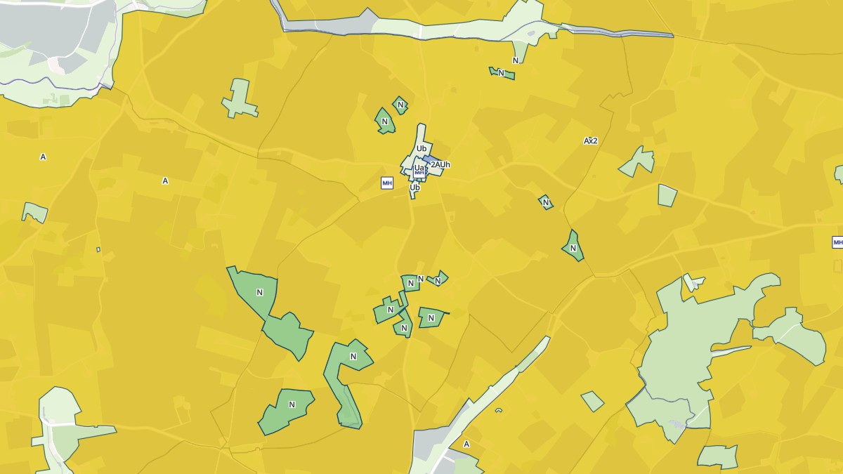 Aperçu cartographique de Saint-Christophe-en-Champagne, centré sur la commune