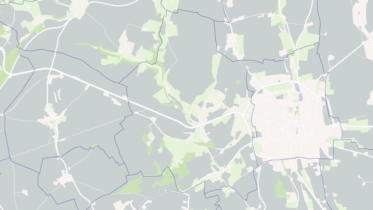 Aperçu cartographique de Saint-Longis, centré sur la commune