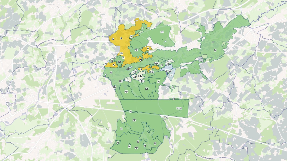 Aperçu cartographique de Saint-Mars-la-Brière, centré sur la commune