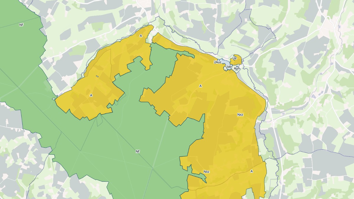 Aperçu cartographique de Saint-Pierre-du-Lorouër, centré sur la commune