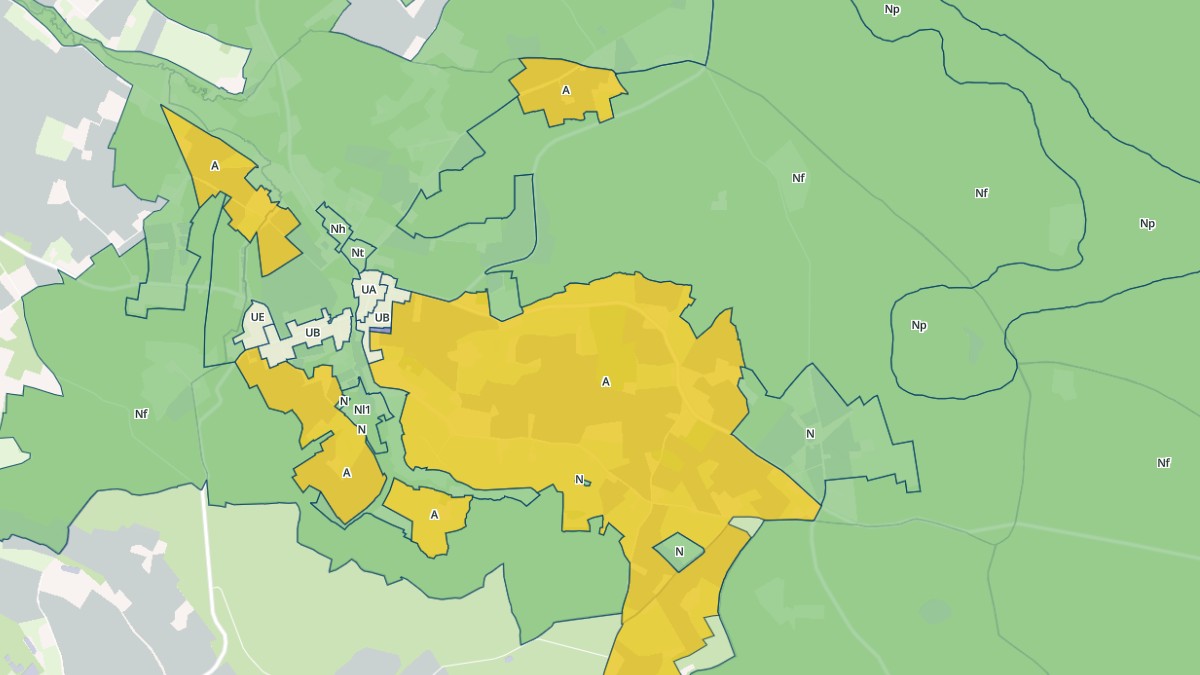 Aperçu cartographique de Semur-en-Vallon, centré sur la commune