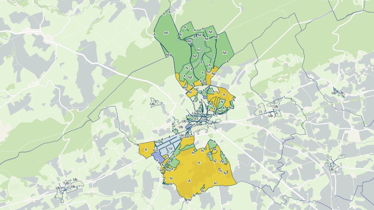 Aperçu cartographique de Sillé-le-Guillaume, centré sur la commune