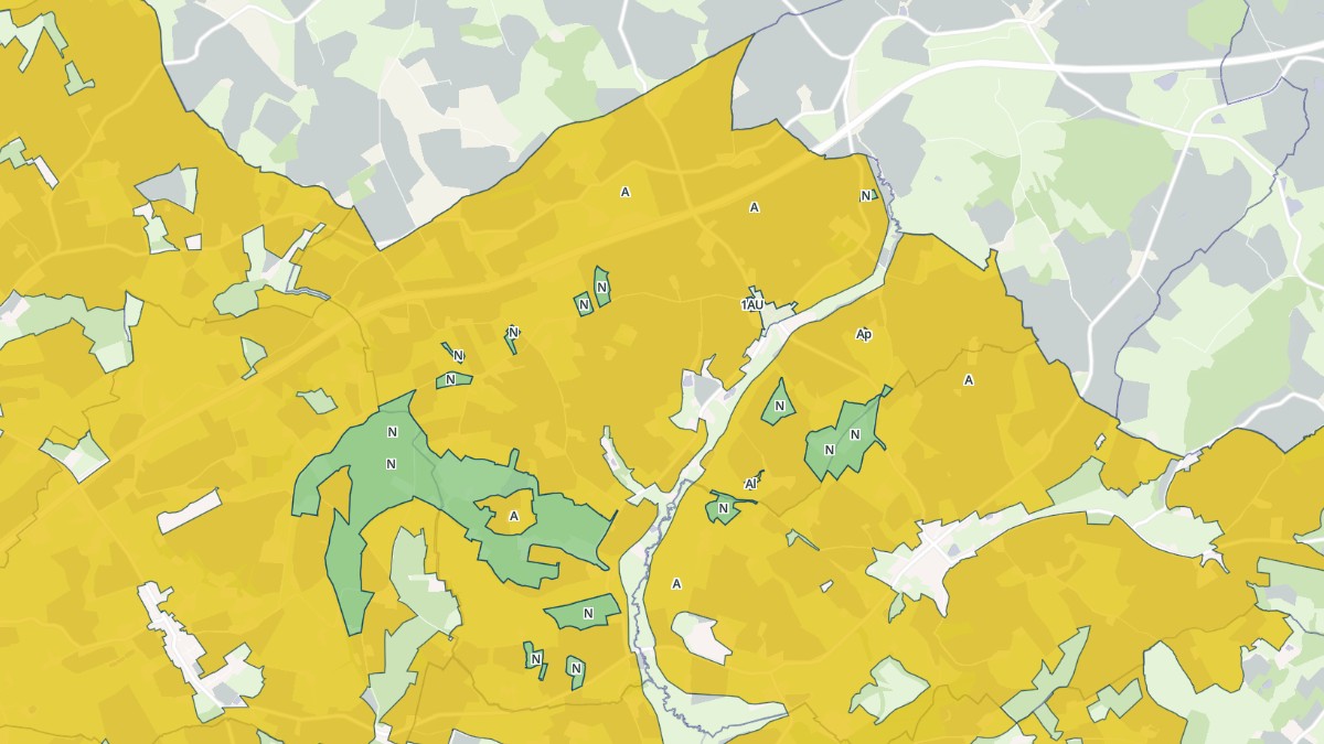 Aperçu cartographique de Théligny, centré sur la commune