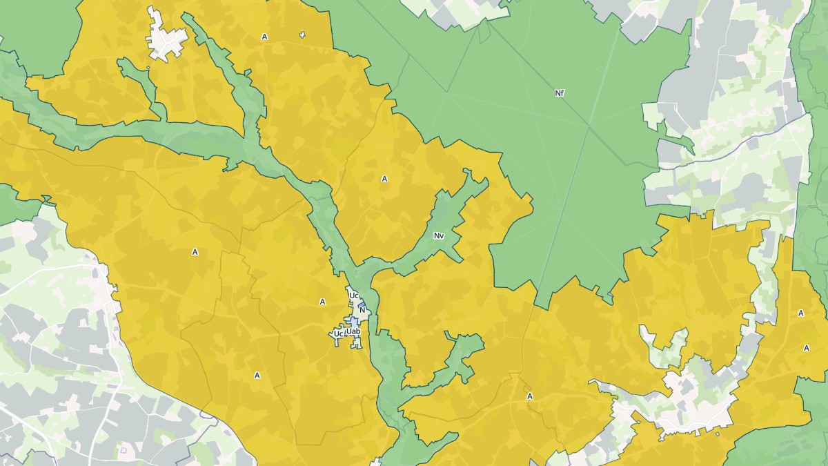 Aperçu cartographique de Thoiré-sur-Dinan, centré sur la commune