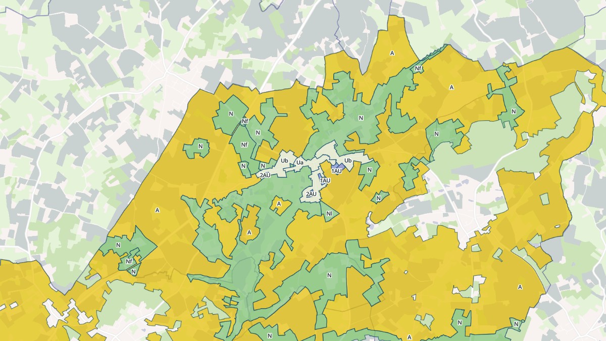 Aperçu cartographique de Torcé-en-Vallée, centré sur la commune