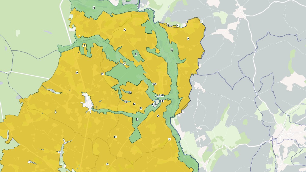 Aperçu cartographique de Valennes, centré sur la commune