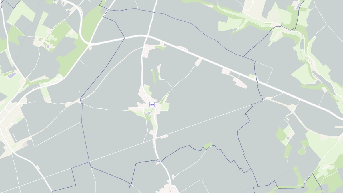 Aperçu cartographique de Vezot, centré sur la commune