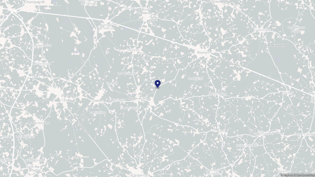 Aperçu cartographique de Val-de-la-Hune, centré sur la commune