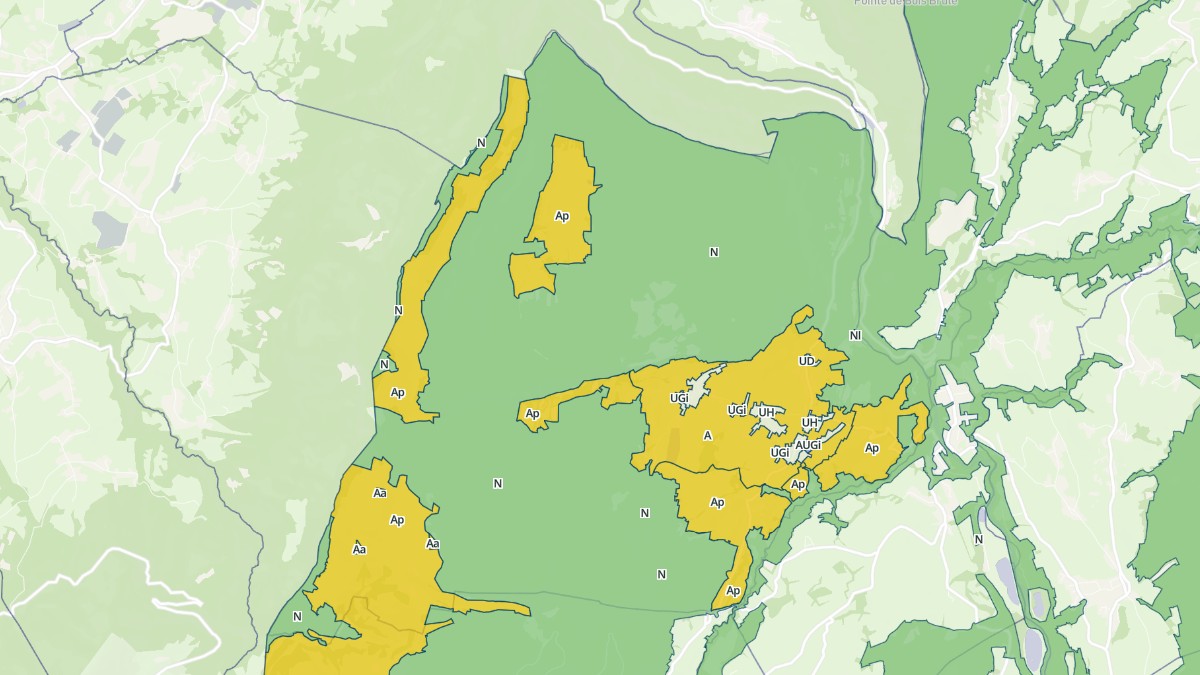 Aperçu cartographique de Arith, centré sur la commune