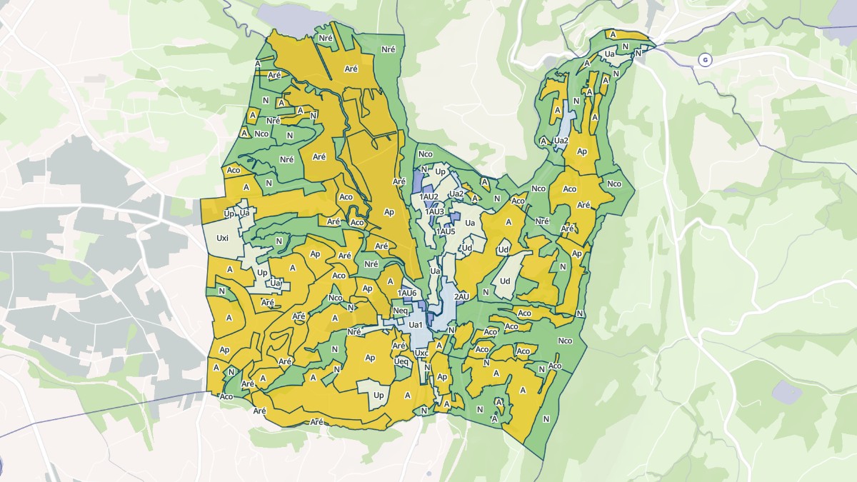 Aperçu cartographique de La Bridoire, centré sur la commune