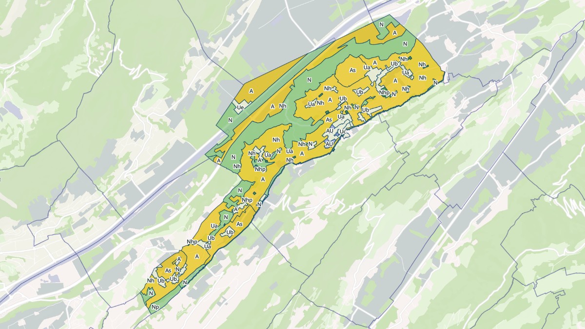 Aperçu cartographique de Coise-Saint-Jean-Pied-Gauthier, centré sur la commune