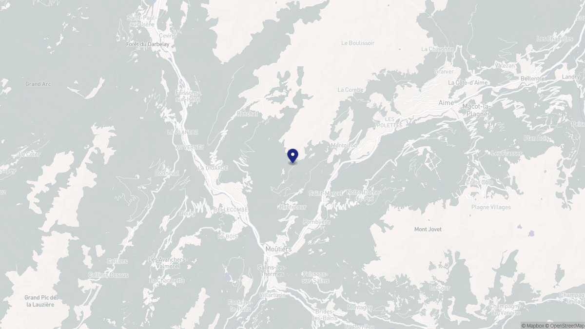 Aperçu cartographique de Hautecour, centré sur la commune