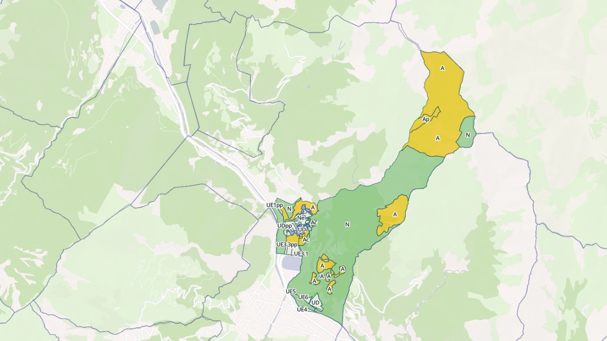 Aperçu cartographique de La Tour-en-Maurienne, centré sur la commune