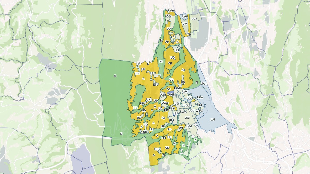 Aperçu cartographique de La Motte-Servolex, centré sur la commune
