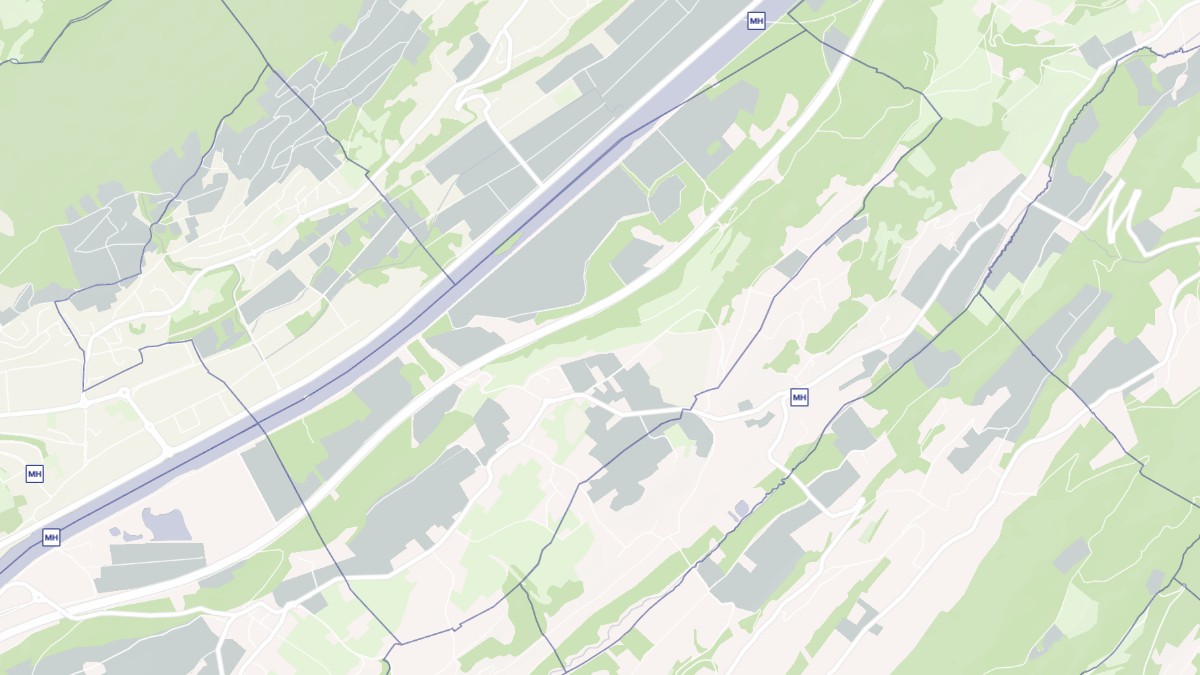 Aperçu cartographique de Planaise, centré sur la commune