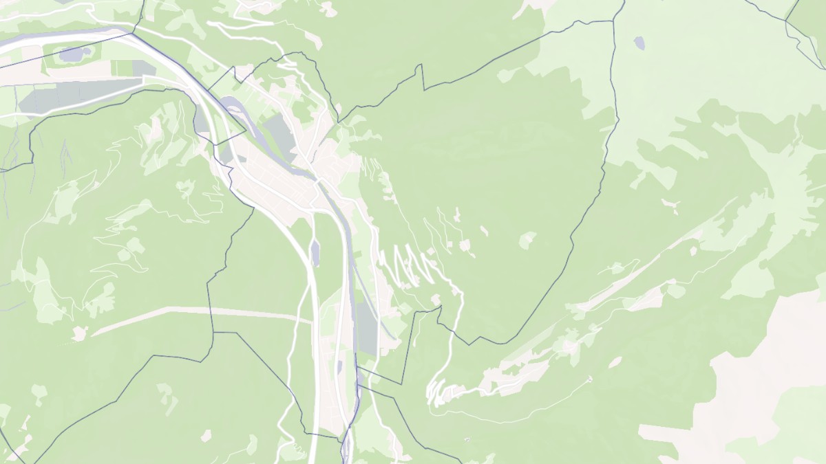 Aperçu cartographique de Val-d'Arc, centré sur la commune