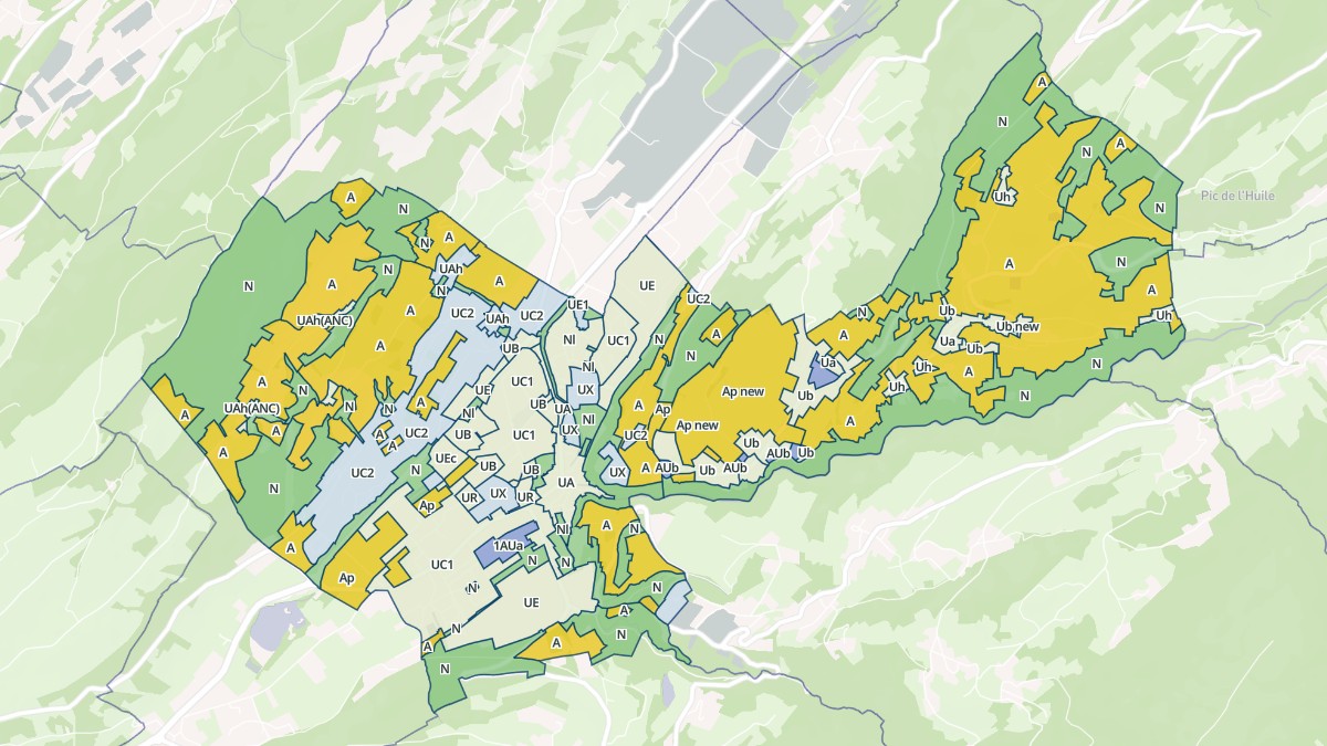 Aperçu cartographique de Valgelon-La Rochette, centré sur la commune