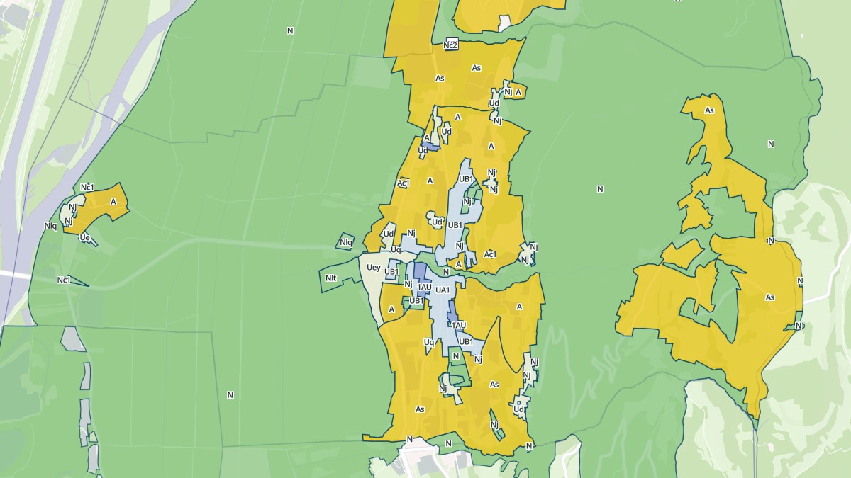 Aperçu cartographique de Ruffieux, centré sur la commune