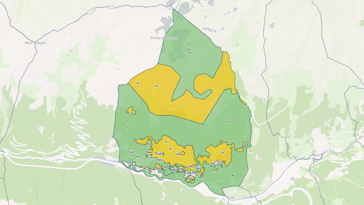 Aperçu cartographique de Saint-André, centré sur la commune