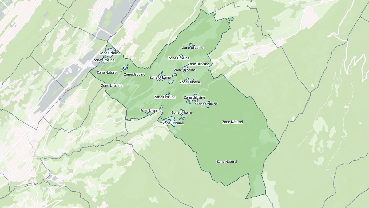Aperçu cartographique de La Table, centré sur la commune