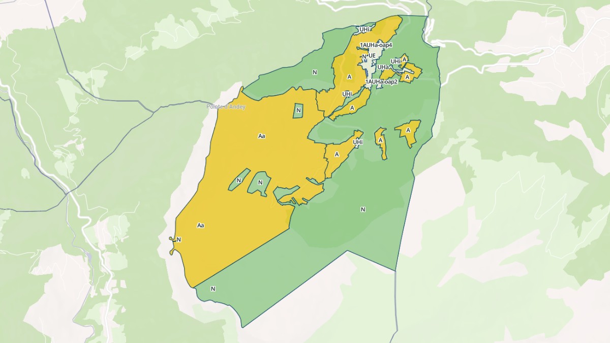 Aperçu cartographique de Brizon, centré sur la commune
