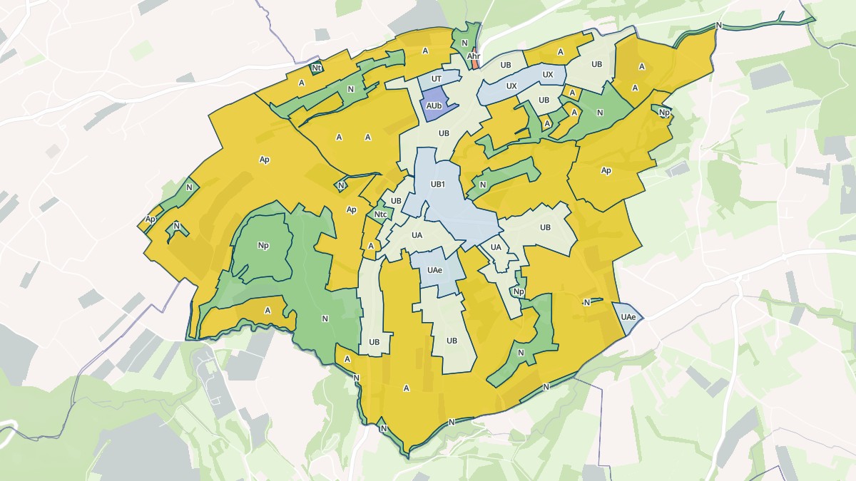 Aperçu cartographique de Champanges, centré sur la commune