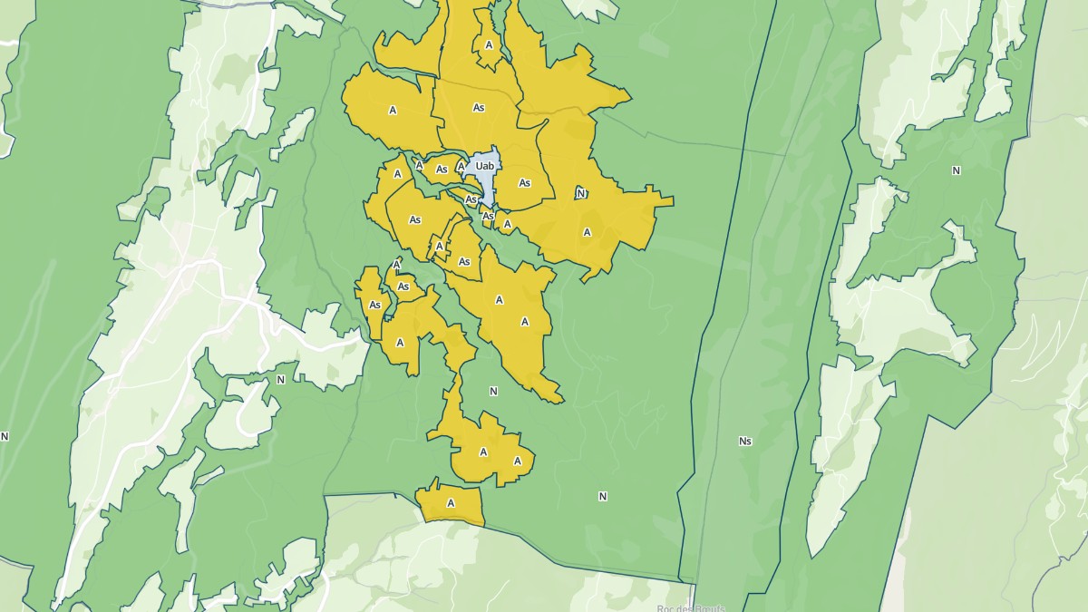 Aperçu cartographique de La Chapelle-Saint-Maurice, centré sur la commune
