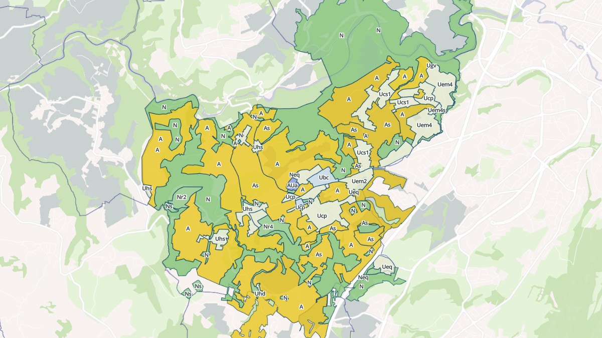 Aperçu cartographique de Chavanod, centré sur la commune