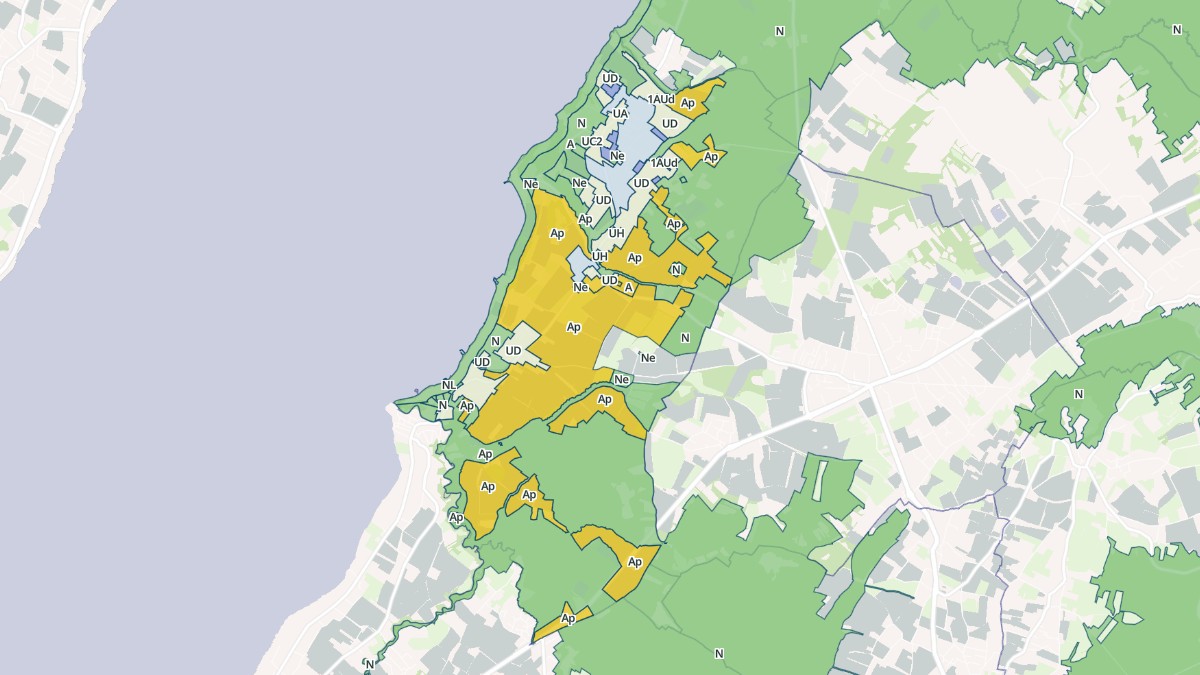 Aperçu cartographique de Chens-sur-Léman, centré sur la commune