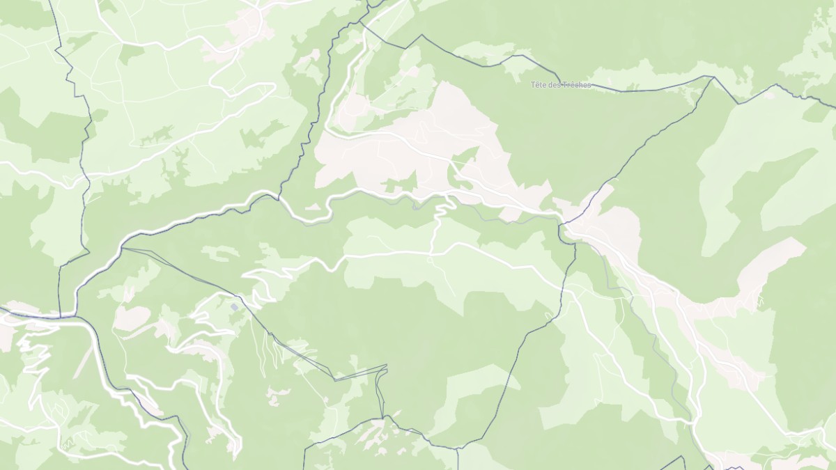 Aperçu cartographique de Chevenoz, centré sur la commune