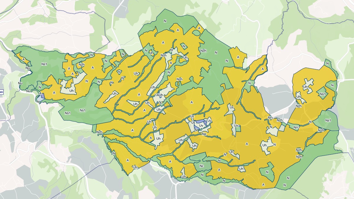 Aperçu cartographique de Choisy, centré sur la commune