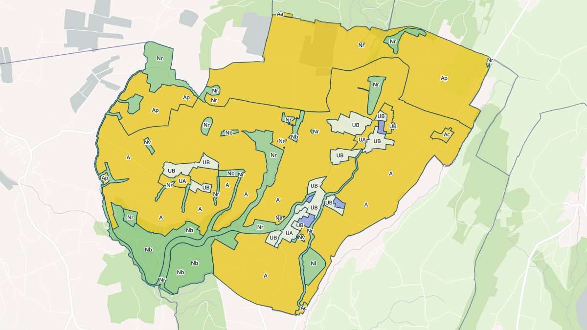 Aperçu cartographique de Jonzier-Épagny, centré sur la commune