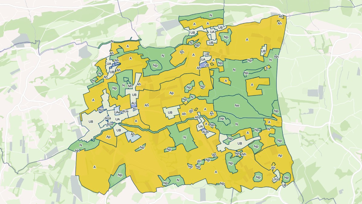 Aperçu cartographique de Larringes, centré sur la commune