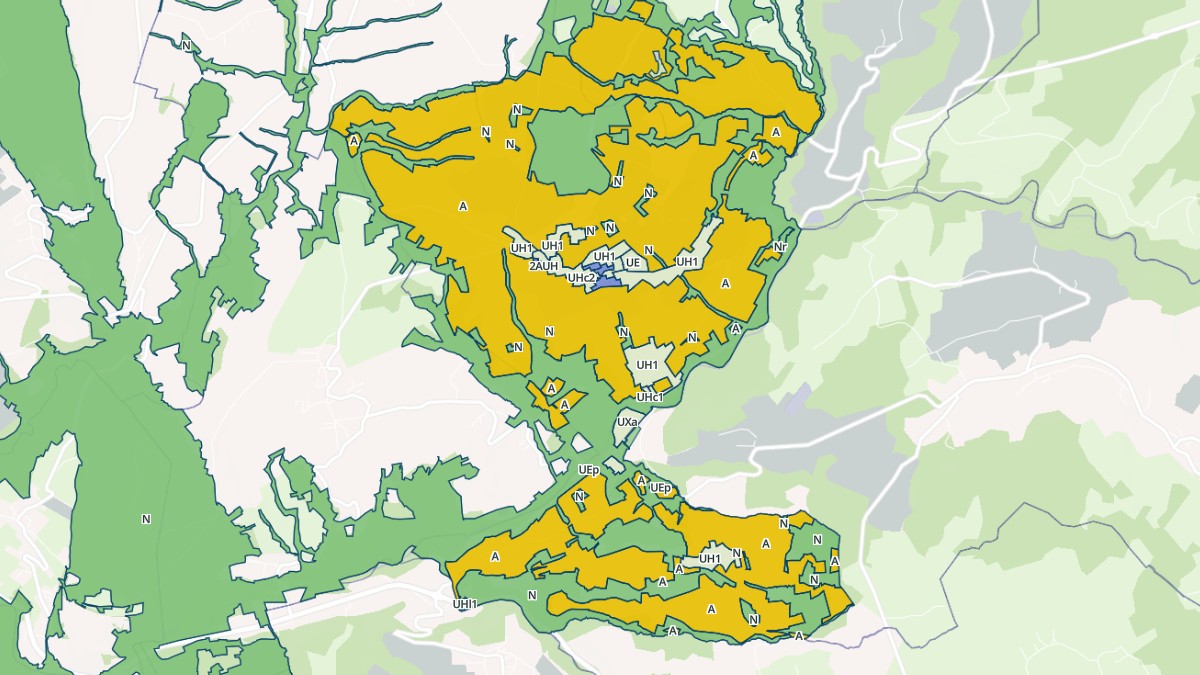Aperçu cartographique de Marlioz, centré sur la commune