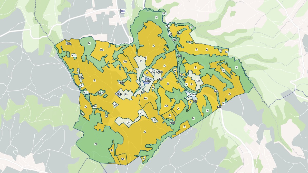 Aperçu cartographique de Mésigny, centré sur la commune