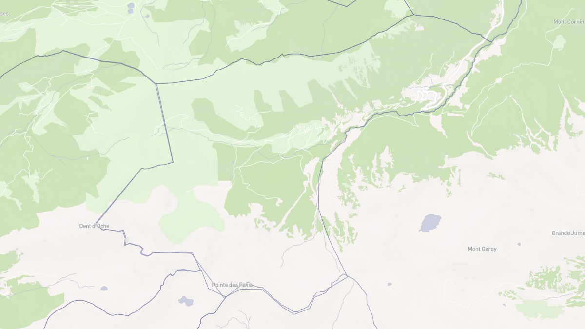 Aperçu cartographique de Novel, centré sur la commune