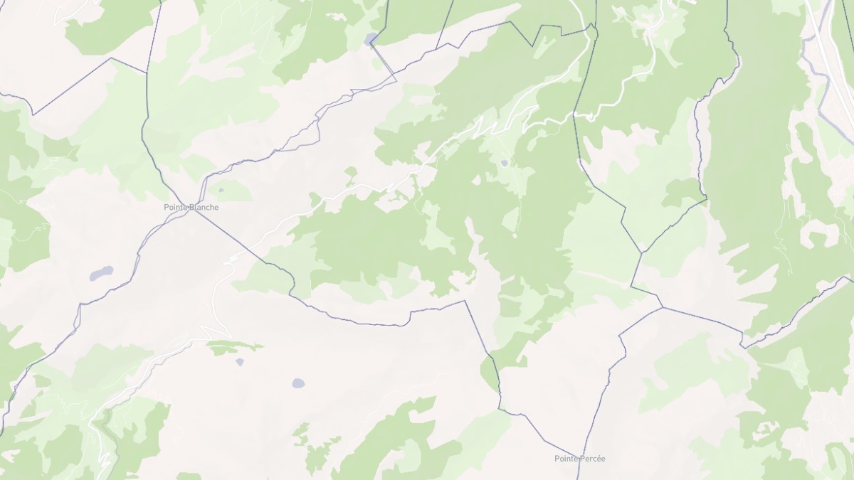Aperçu cartographique de Le Reposoir, centré sur la commune