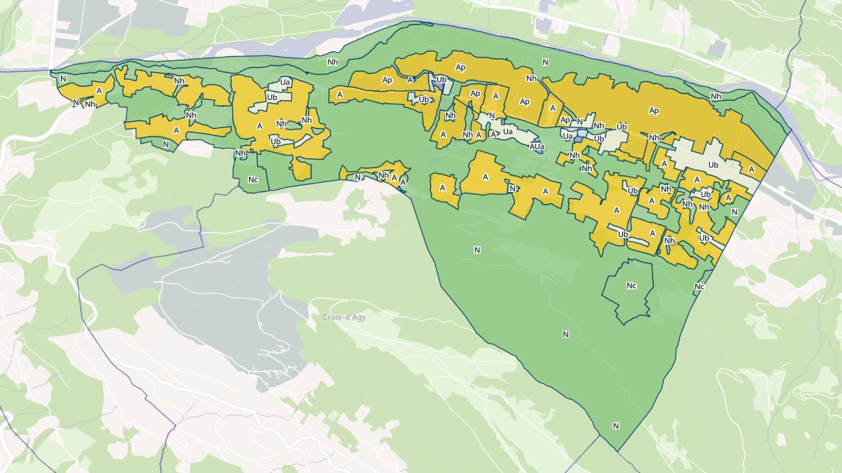 Aperçu cartographique de La Rivière-Enverse, centré sur la commune