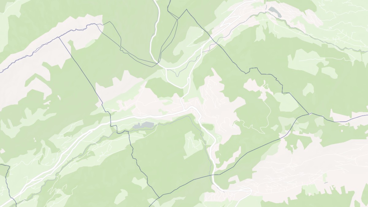 Aperçu cartographique de Saint-Jean-de-Sixt, centré sur la commune