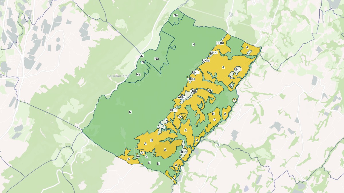 Aperçu cartographique de Le Sappey, centré sur la commune