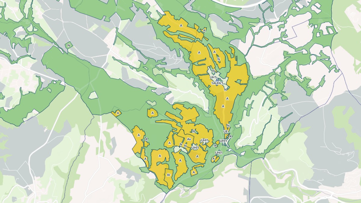 Aperçu cartographique de Vanzy, centré sur la commune