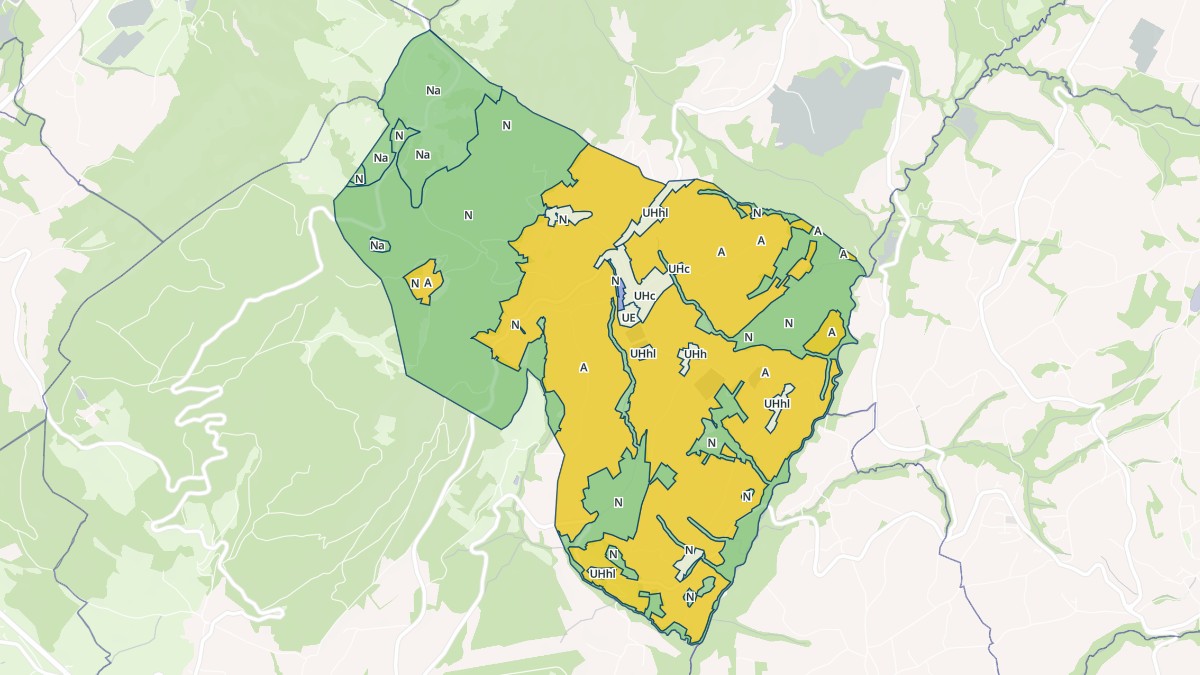 Aperçu cartographique de Vovray-en-Bornes, centré sur la commune