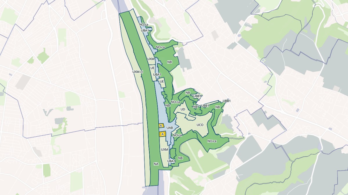 Aperçu cartographique de Amfreville-la-Mi-Voie, centré sur la commune