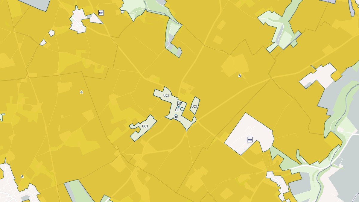 Aperçu cartographique de Annouville-Vilmesnil, centré sur la commune