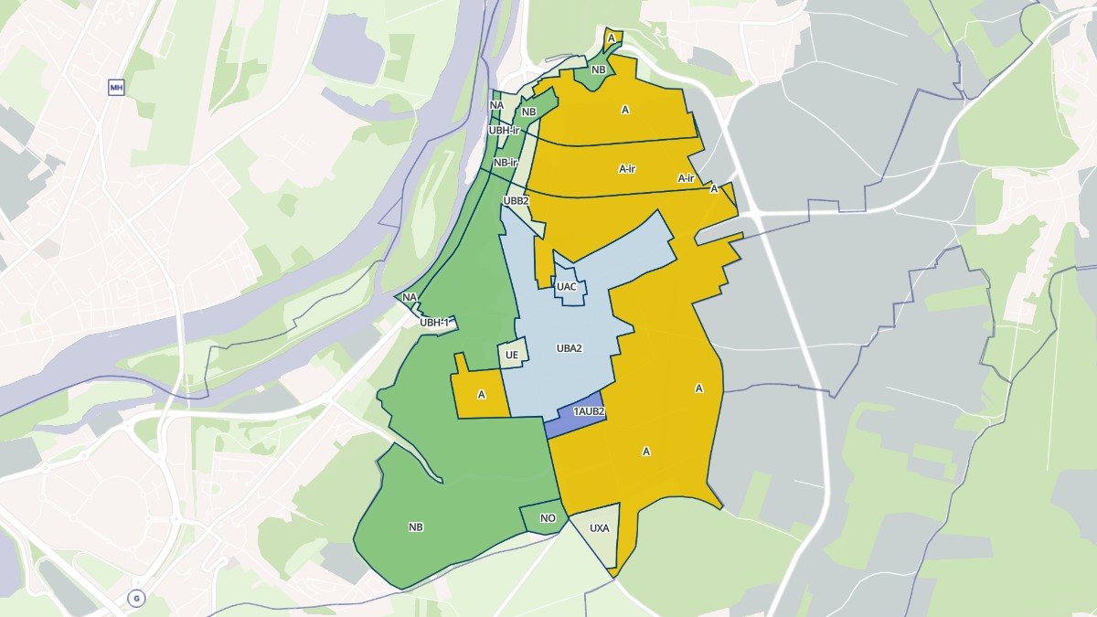 Aperçu cartographique de Les Authieux-sur-le-Port-Saint-Ouen, centré sur la commune