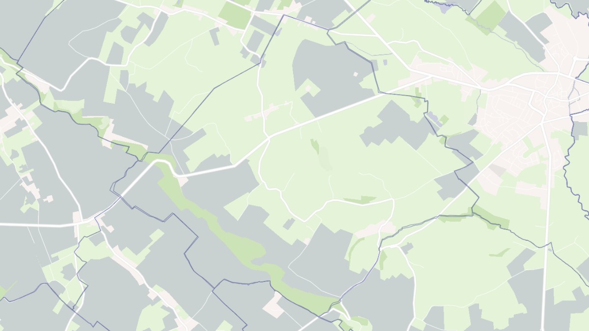 Aperçu cartographique de Avesnes-en-Bray, centré sur la commune