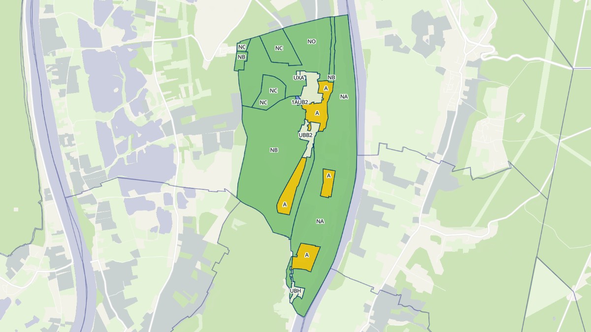 Aperçu cartographique de Bardouville, centré sur la commune