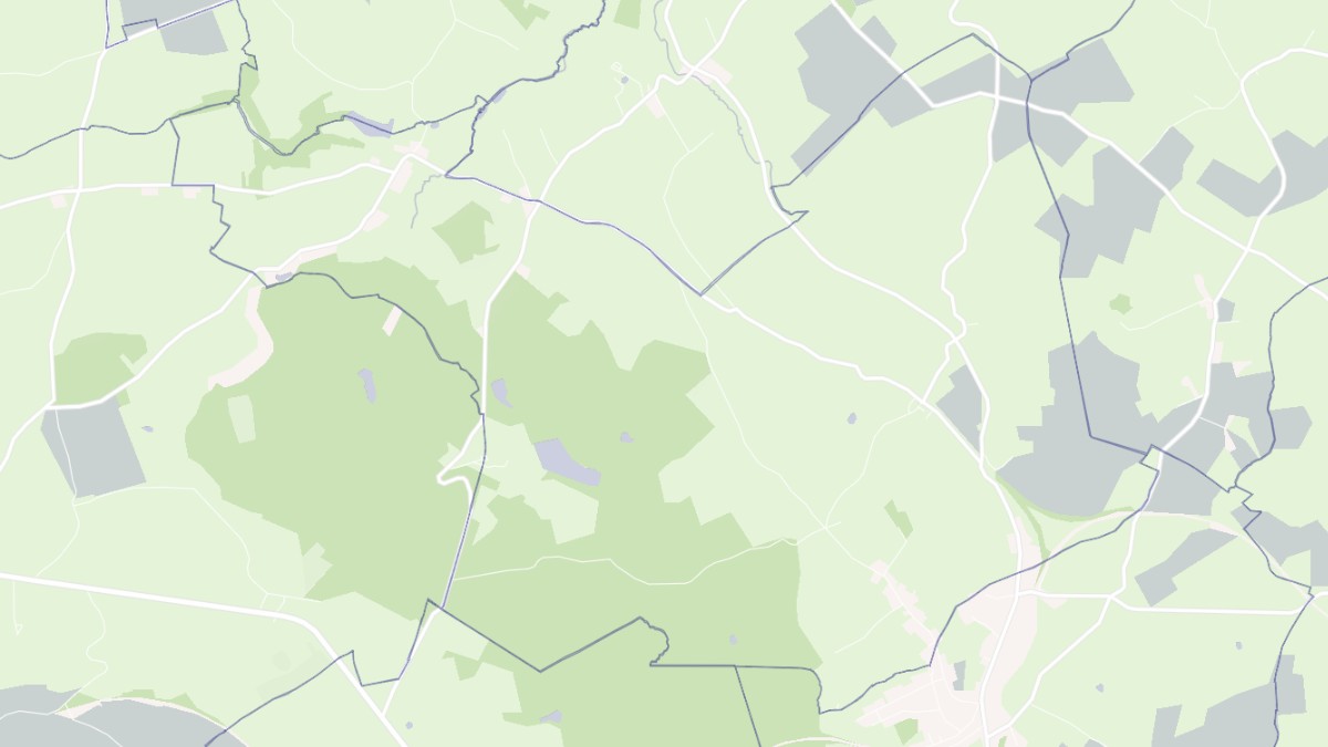 Aperçu cartographique de Beaubec-la-Rosière, centré sur la commune