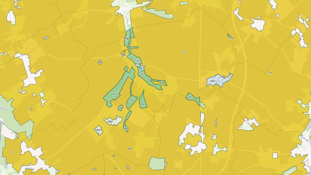 Aperçu cartographique de Beauval-en-Caux, centré sur la commune