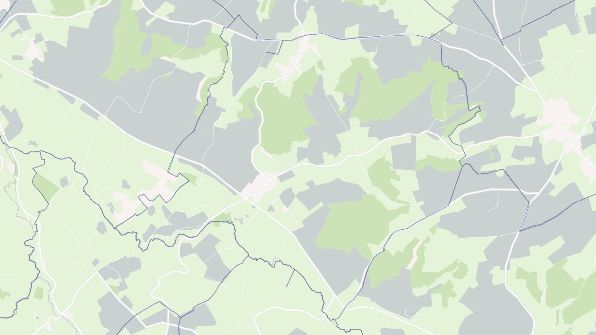 Aperçu cartographique de Beaussault, centré sur la commune